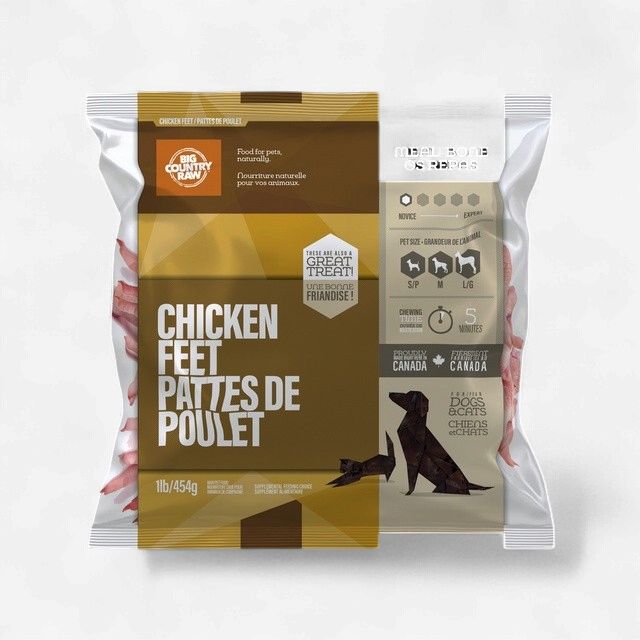 Big Country Raw - Pattes de poulet - 1lbs