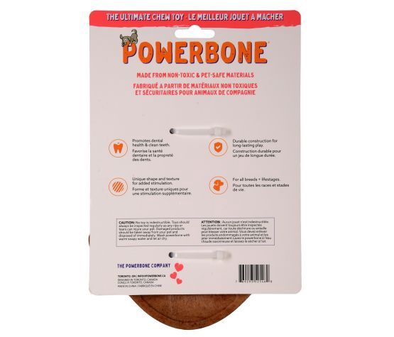 Powerbone - Jouet à Mâcher Pour Chien, Nylon &amp; Bambou - Ancre 8''