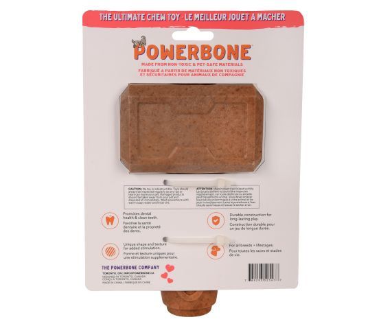 Powerbone - Jouet à Mâcher Pour Chien, Nylon &amp; Bambou - Marteau 7''