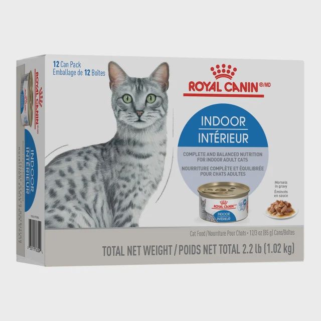 Royal Canin- Chat intérieur émincés en sauce, format: multipack 12 unitées