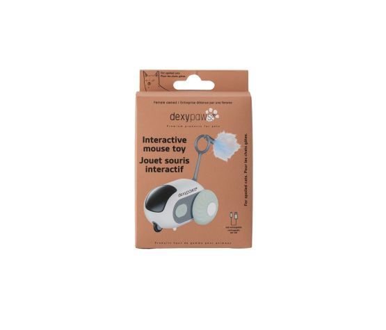 Dexypaws - Jouet intéractif Pour Chat, Souris, Vert Sauge