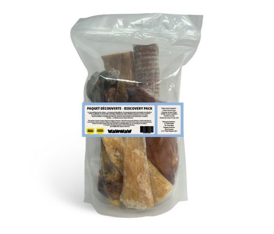 Wawwaw - Paquet Découverte Pour Chien, En Sac De 6 Morceaux Assortis