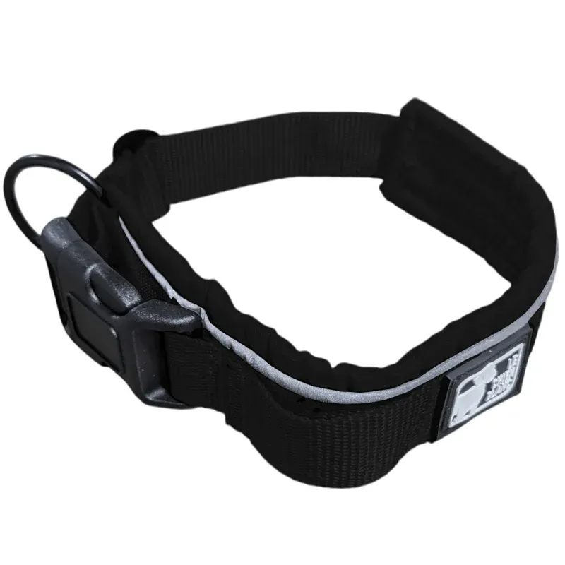 Le chien blanc - Collier rembourré à clip