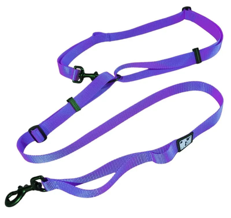 Le Chien Blanc - Laisse MULTI-fonction, couleur: Mauve