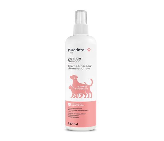 Purodora - Shampoing Sans-Rinçage Pour Chiens &amp; Chats, 237ml