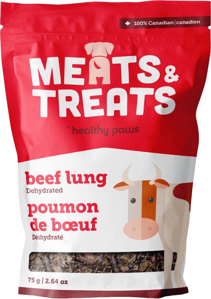 Healthy Paws - Poumons de boeuf, 75g