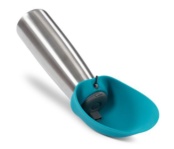 Messy Mutts - bouteille et bol d'eau de voyage en acier inoxidable, Double Paroi