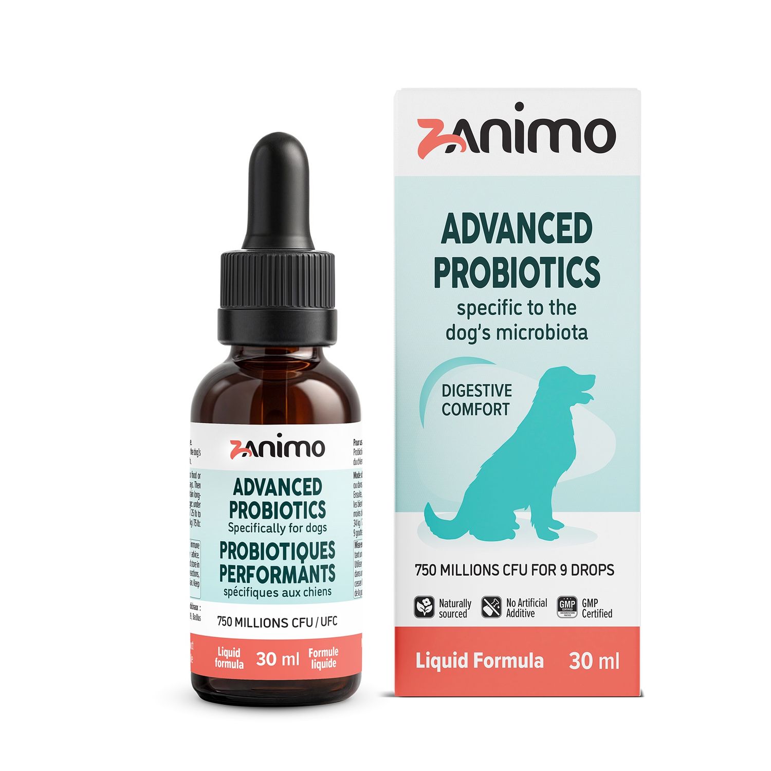 Zanimo- Probiotique performants, formule liquide 30 ml