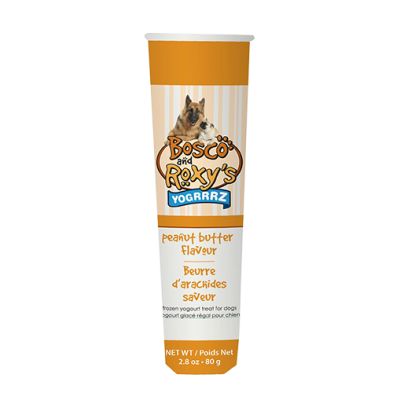 Bosco &amp; Roxy's - Yogrrrz - Yogourt Glacée - 2.8oz, saveur: Beurre d'arachides