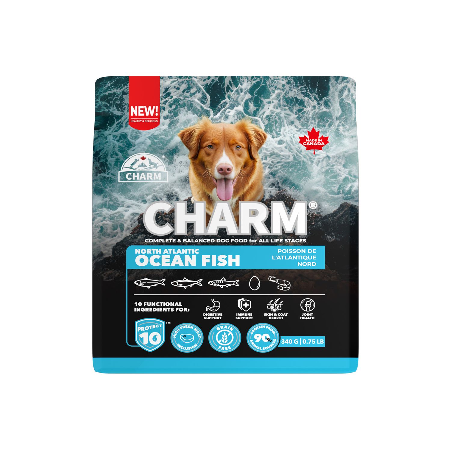 Charm - Poisson de l'atlantique nord - Nourriture pour chien