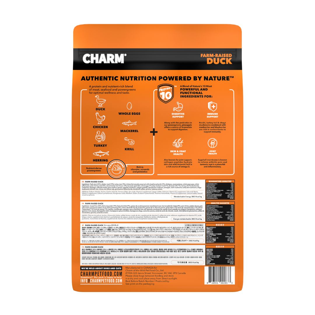 Charm - Canard élevé à la ferme - Nourriture pour chien