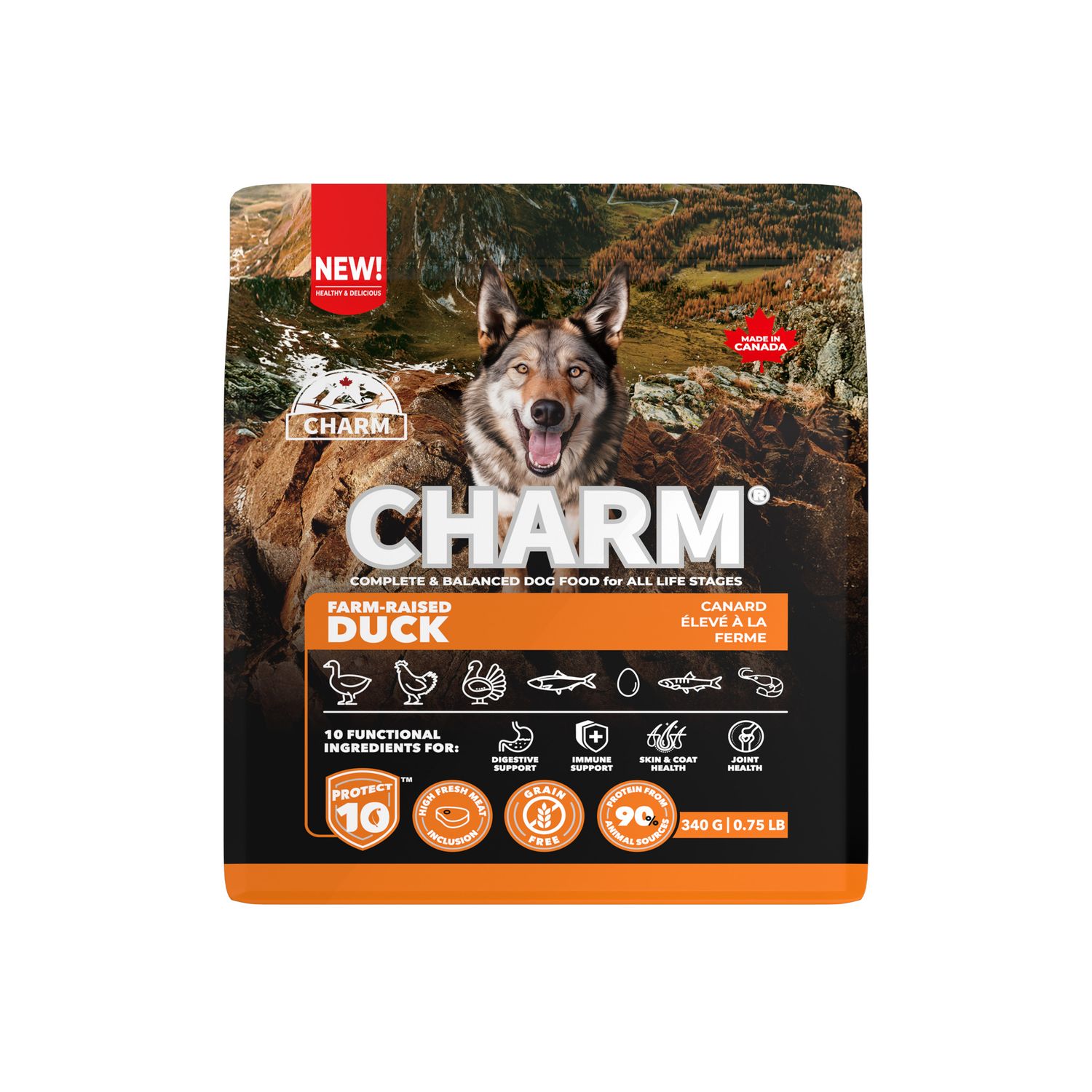 Charm - Canard élevé à la ferme - Nourriture pour chien
