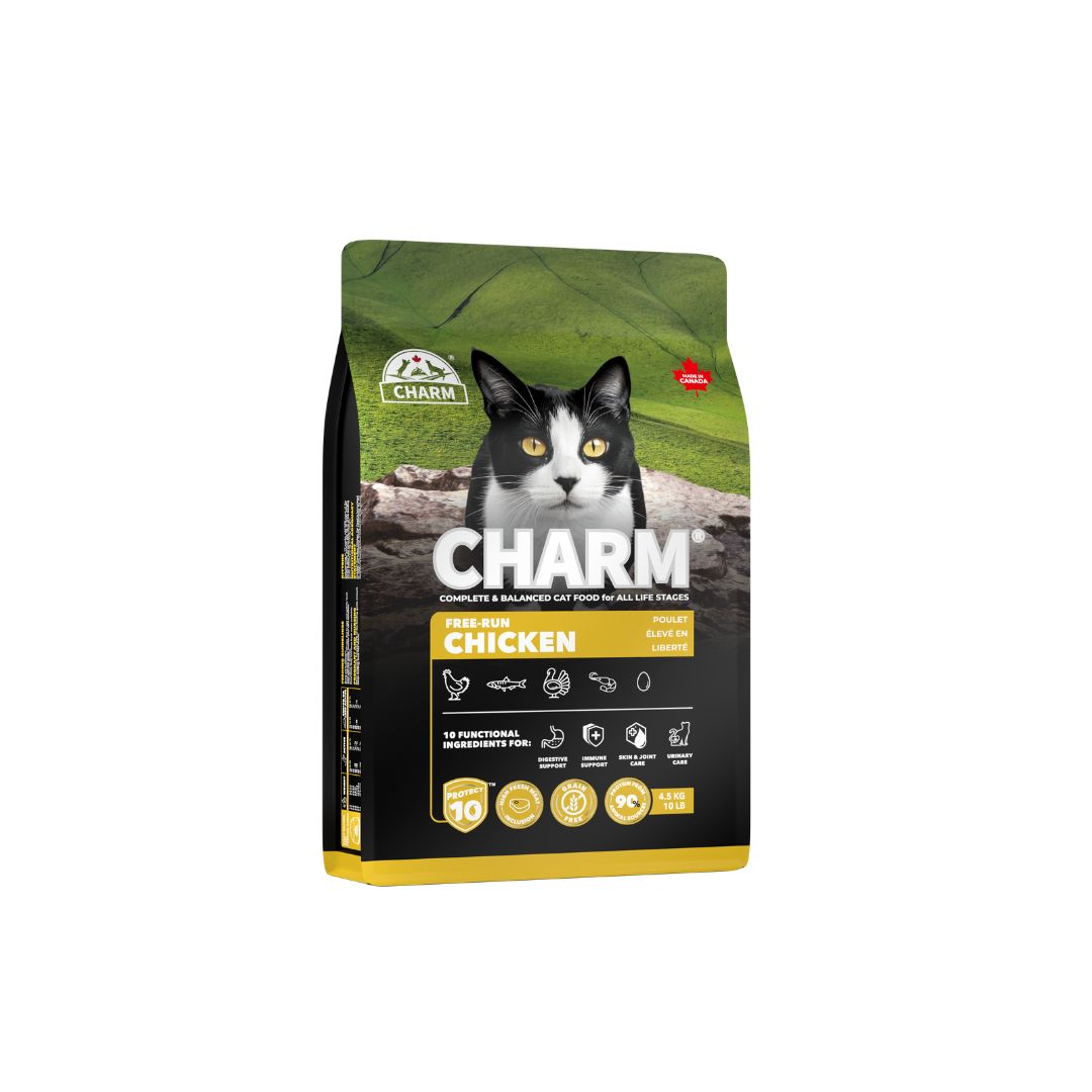 Charm - Poulet élevé en liberté - Nourriture pour chat, taille: 1.5kg