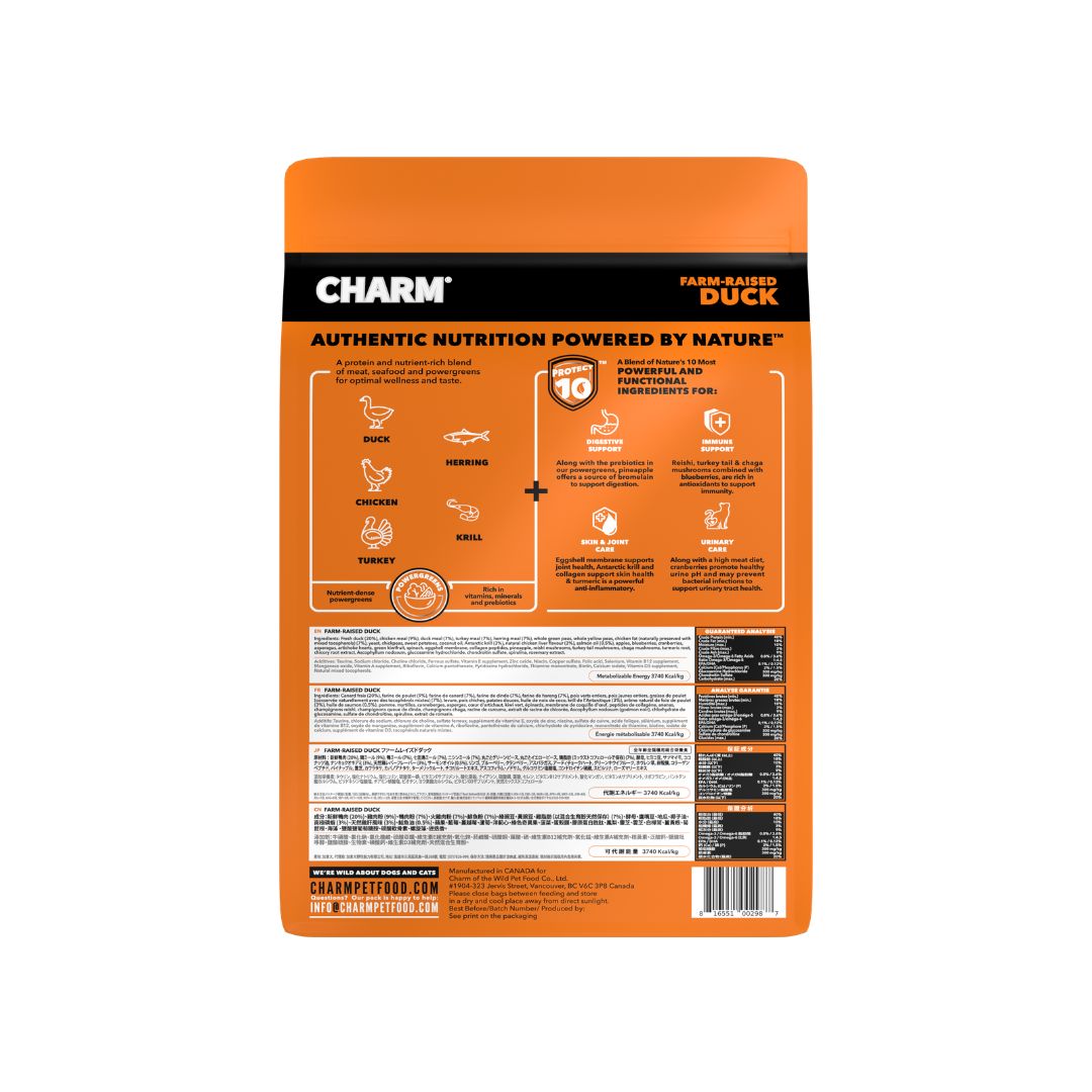 Charm - Canard élevé à la ferme , nourriture pour chat