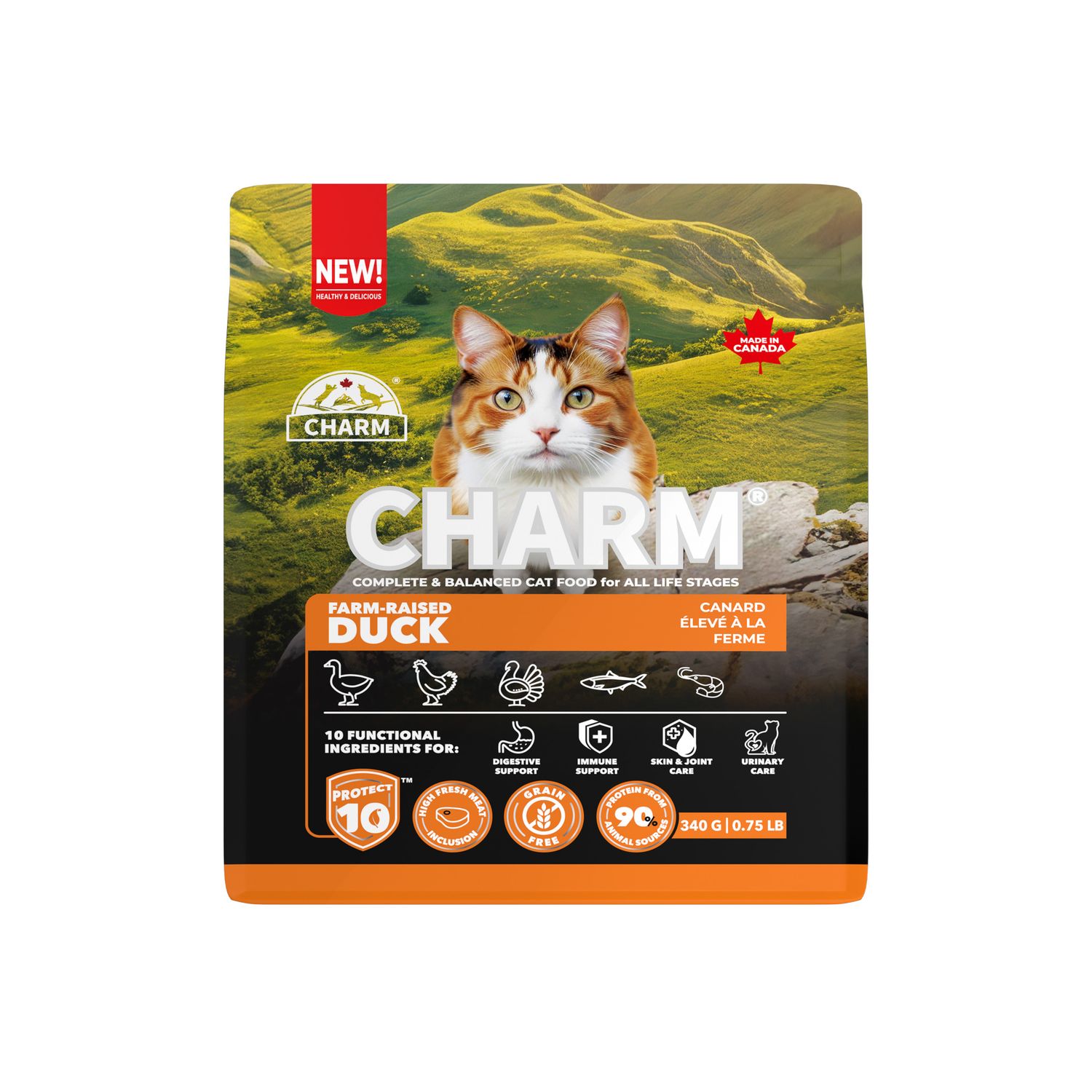 Charm - Canard élevé à la ferme , nourriture pour chat