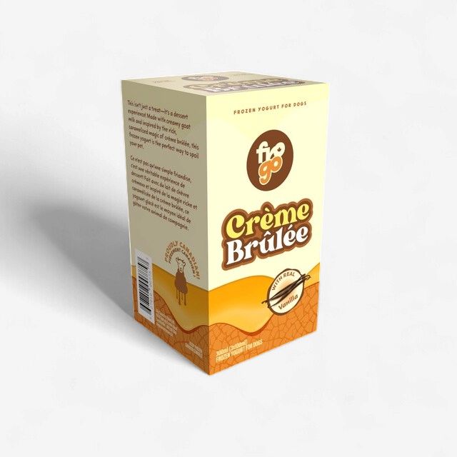 Big Country Raw - Yogourt Glacée au Lait de Chèvre Crème Brulée - 300ml
