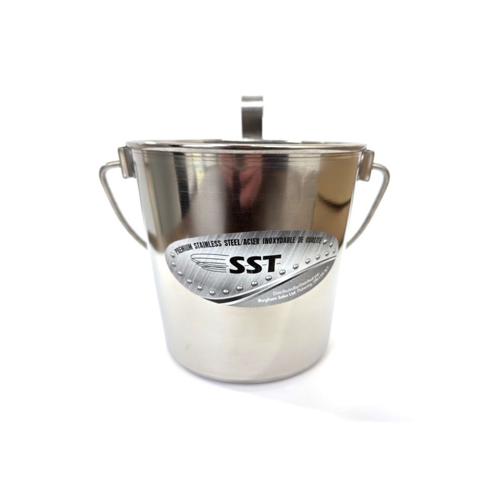 SST - Seau à dos plat avec crochet, format: 4 Qt