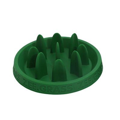 Zee.Dog -Zee.Grass petit , bol ralentisseur vert foncé, format: petit