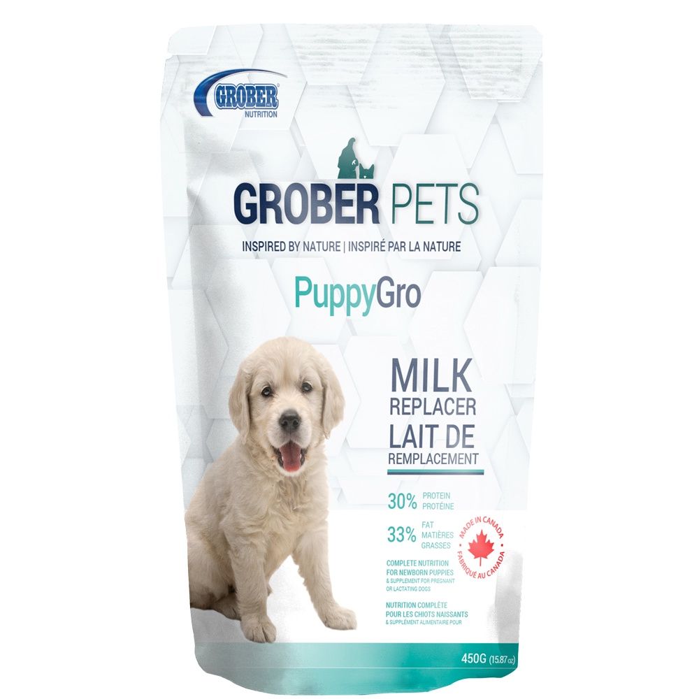 Grober Pets- Lait de remplacement 450gr, Amimal: Chiot