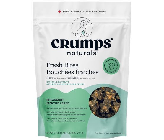 Crumps' -Naturals Gâteries Pour Chien, Bouchées Fraîches, Menthe Verte 207g