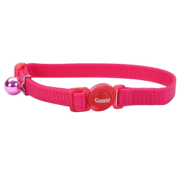Coastal - Collier pour chat anti-accroc avec boucle détachable, couleur: Magenta