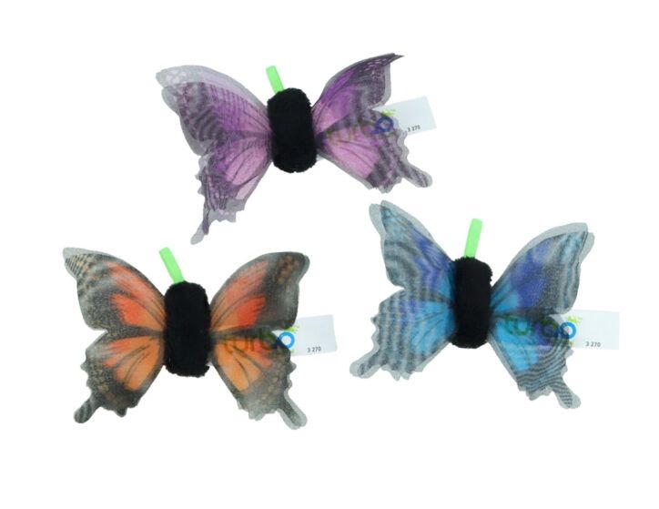 Turbo -Papillon scintillant, couleur assortie