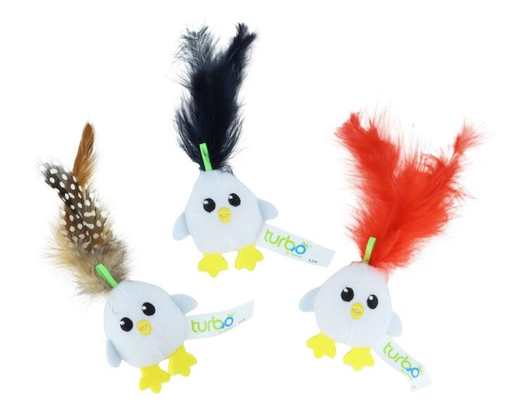 Turbo -Poulet avec plumes