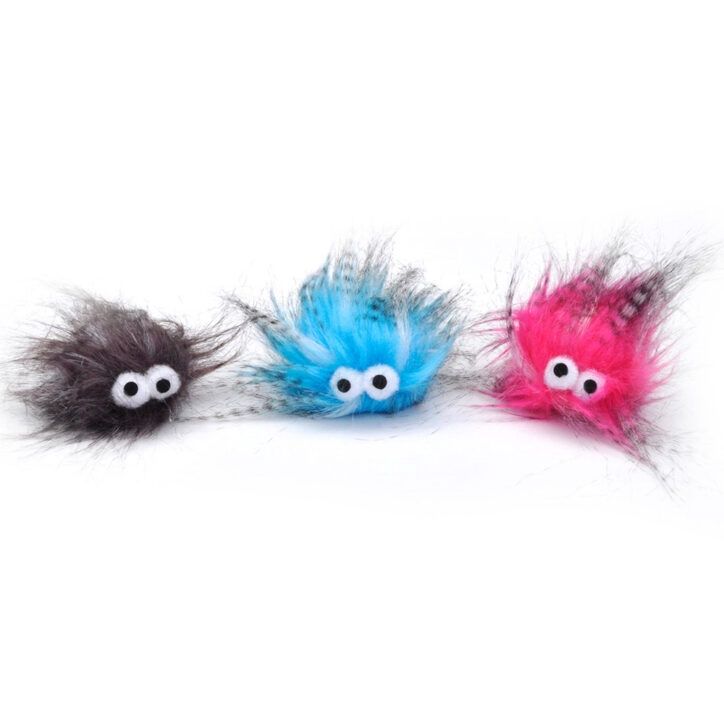 Turbo -Monstres de peluche 5″, couleur assorties