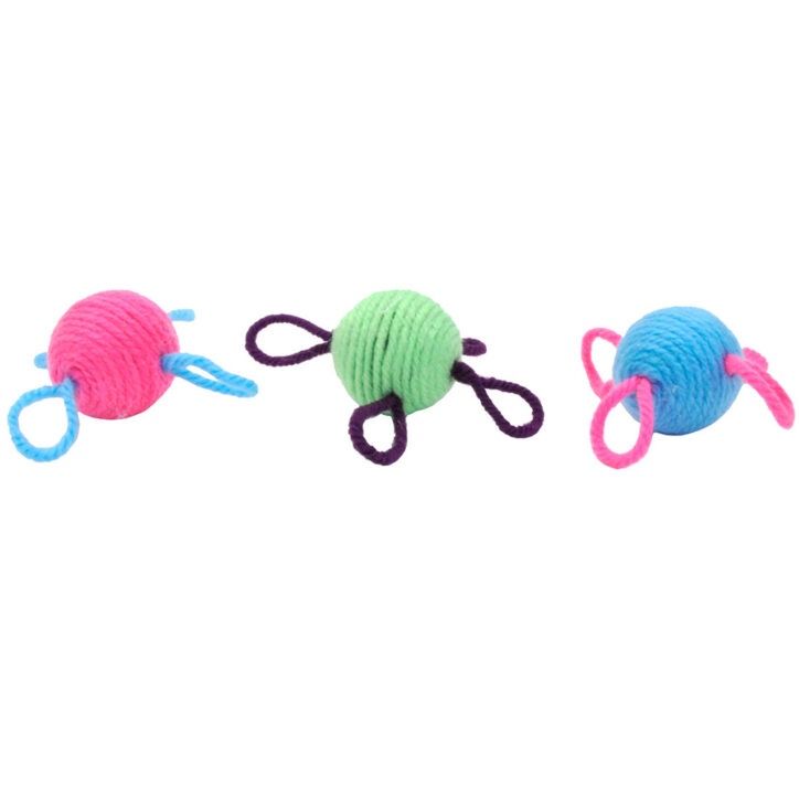 Turbo -Balles de laine 4.75″ , couleur assortie