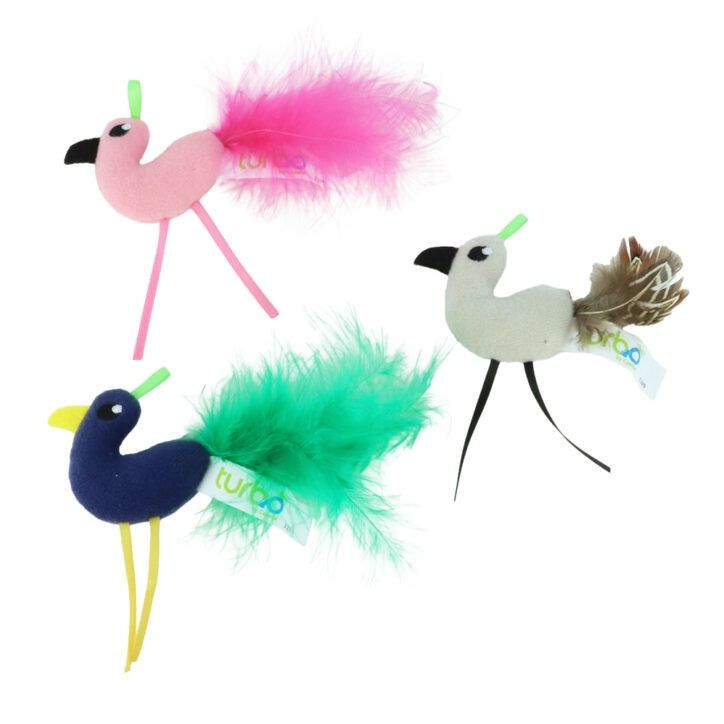 Turbo -Oiseau avec plumes , couleur assortie