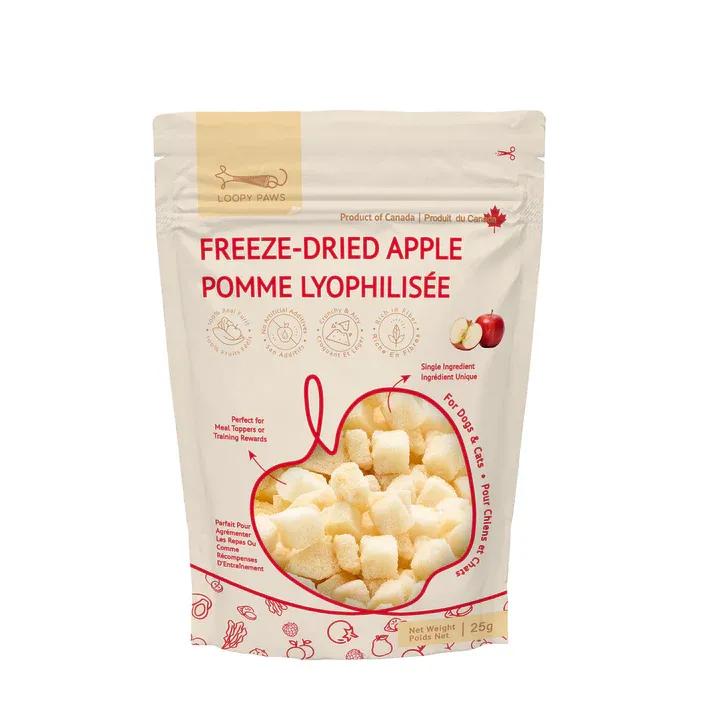 Loopy Paws - Fuity Crunchy, fruits lyophilisés - 25g