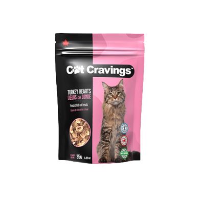 Cat Cravings- Coeur de dinde, lyophilisé pour chat 35gr