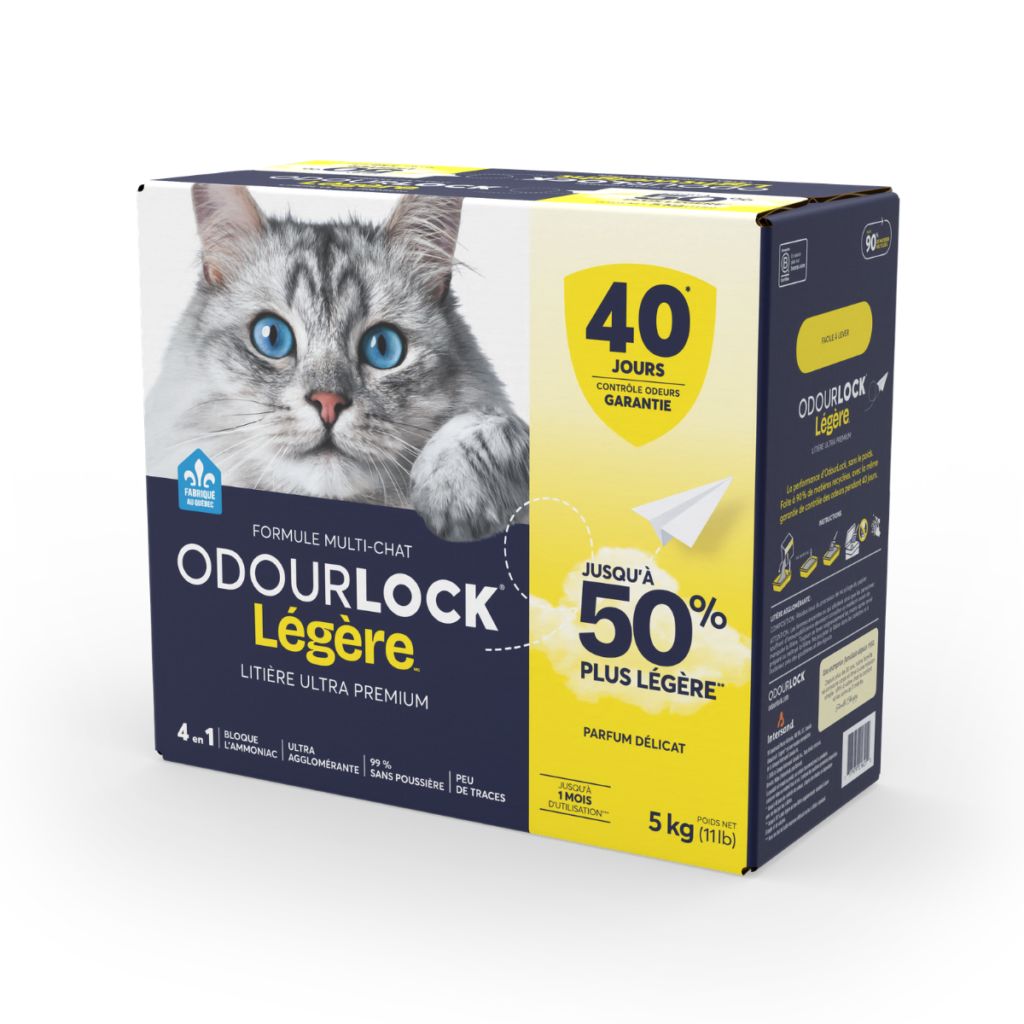 Intersand-Odourlock légère litière agglomérante, parfum délicat 5 Kg
