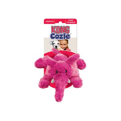 Kong -Cozie, Elmer élephant, moyen pour Chiens peluche