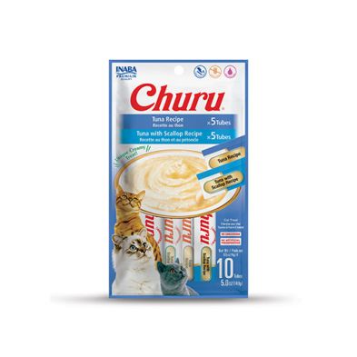 Inaba - Churu, Sac de 10 gâteries à léchers en tube