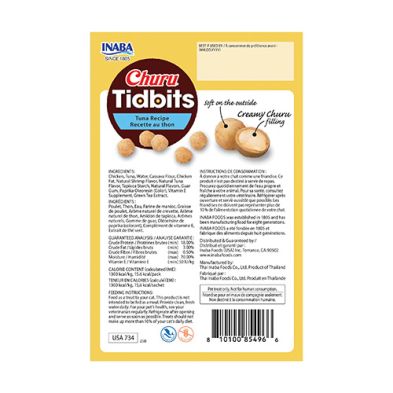 Inaba - Churu  Tidbits, gâterie en centre crèmeux 3.36oz