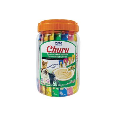 Inaba - Churu - Pot de 50 gâteries à léchers économique