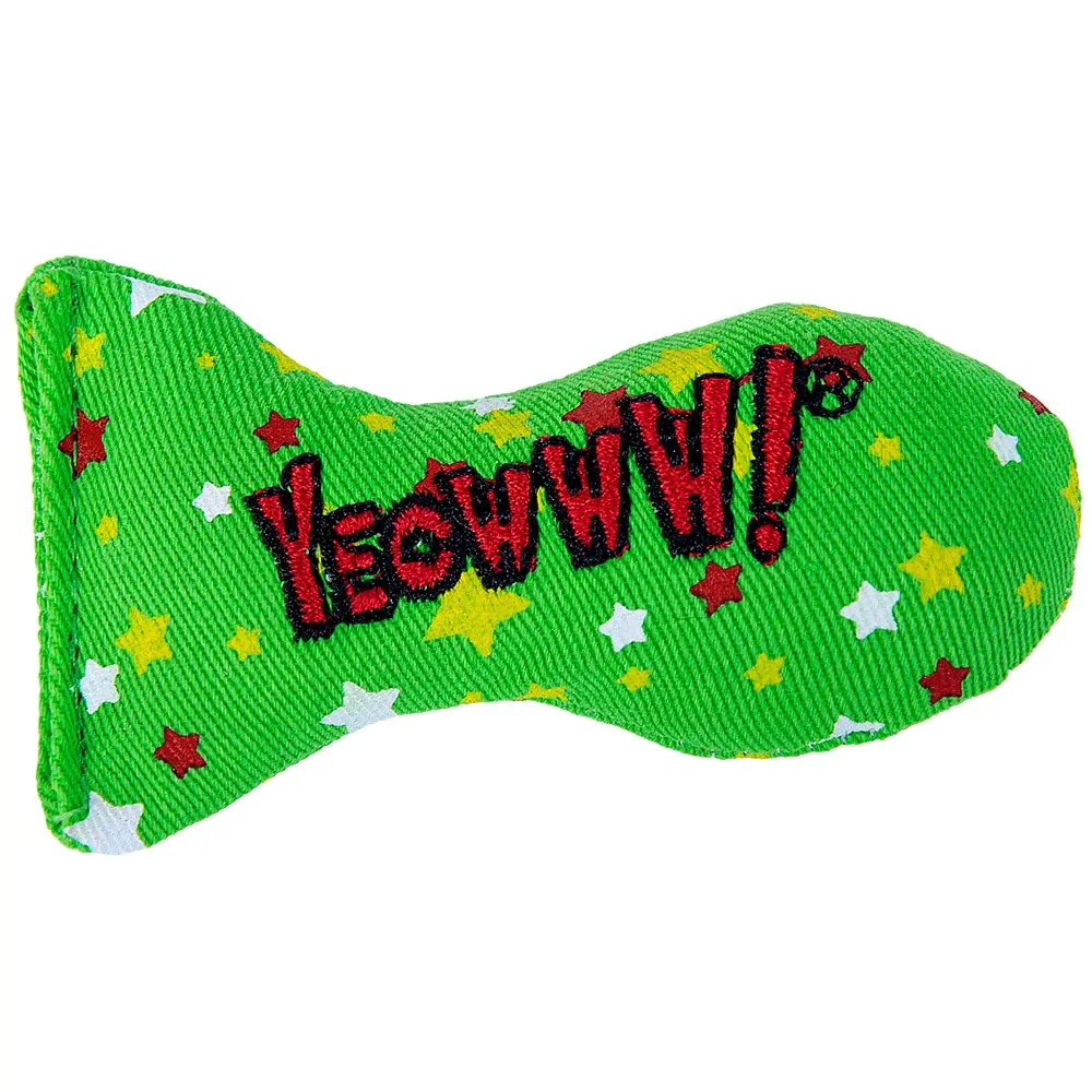 Ducky World - Jouet D'herbe à chat, Sardine de noel