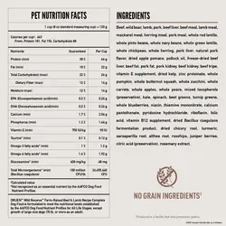 Orijen -Wild Reserve,Recette au bœuf avec de l’agneau d’élevage