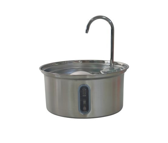 Bud'z - Fontaine Aquabüdz en acier inoxydable pour animaux domestiques - 3.2L