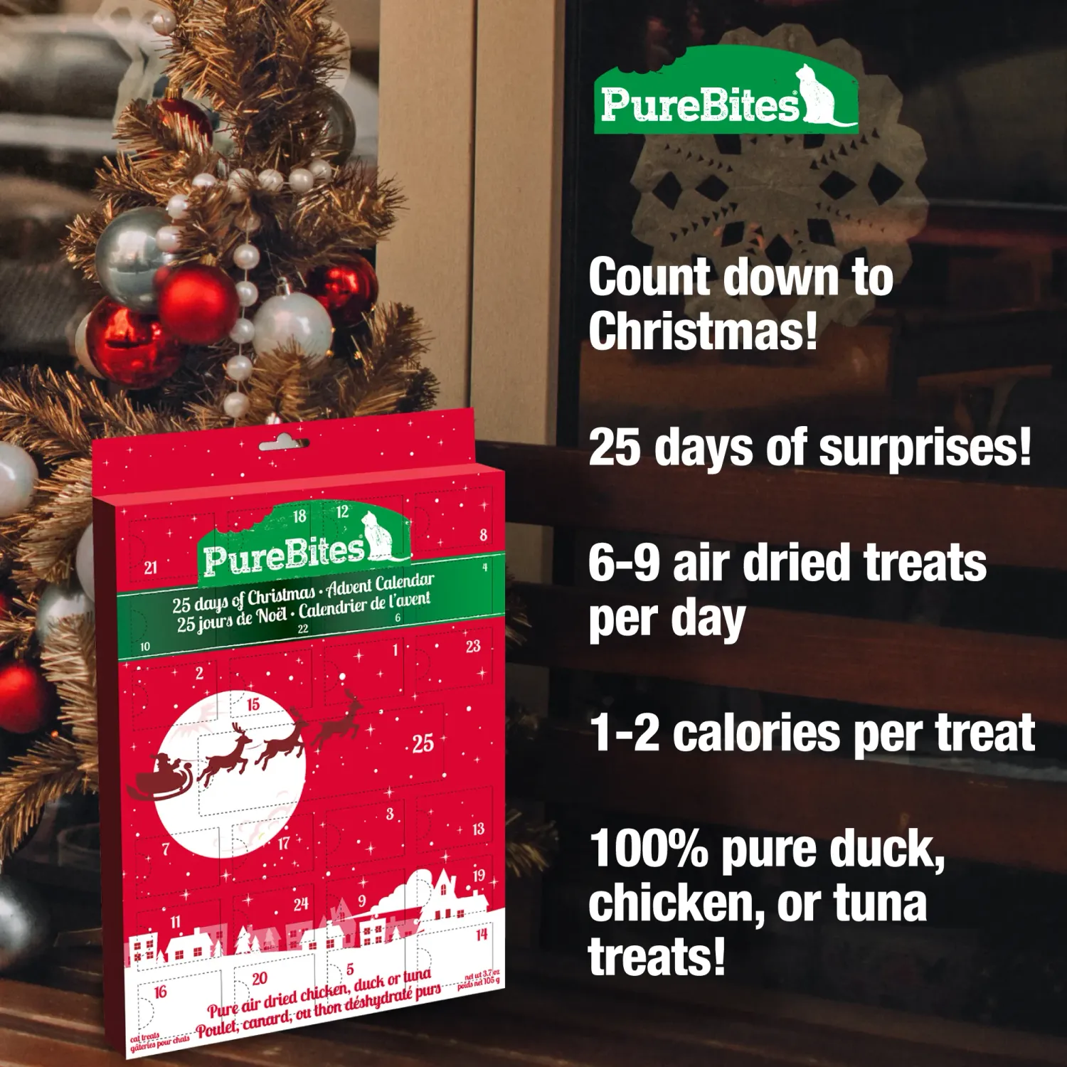 Pure Bites-Calendriers de l'avent pour chat Pure Bites-Calendriers de l'avent pour chat