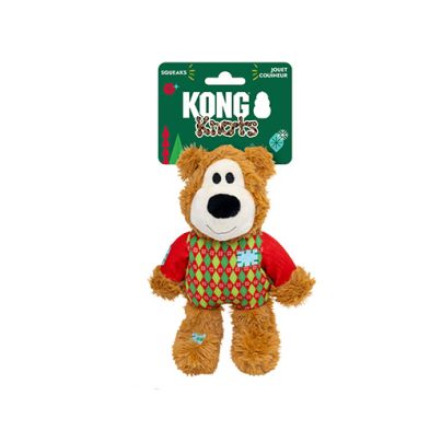 Kong - Peluche de Noël, Wild Knots Bear, Sweater, Petit-Moyen