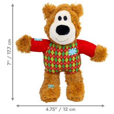 Kong - Peluche de Noël, Wild Knots Bear, Sweater, Petit-Moyen