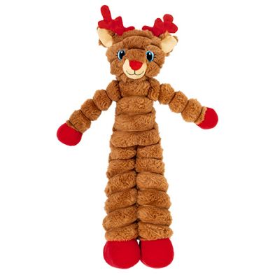 Kong - Renne de Noel, Shakers Crumples Reindeer Red, X-Large