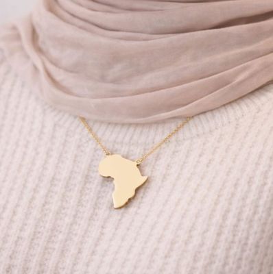 Country Map Necklace