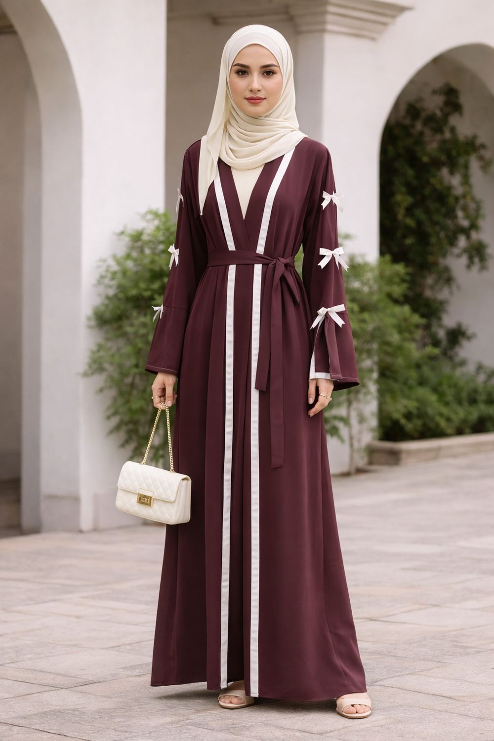 Ribbon Abaya