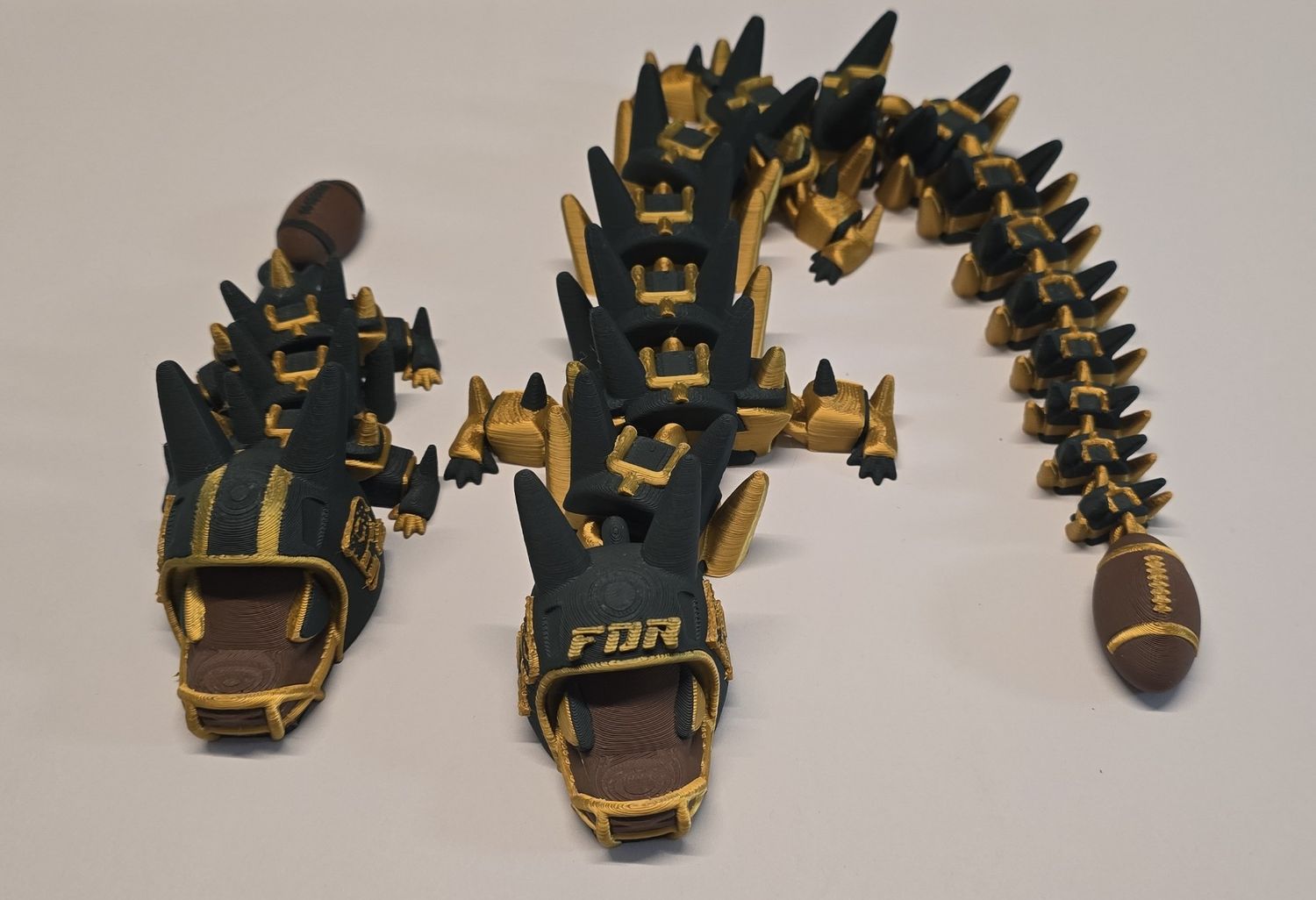 FDR Articulated 3d Football Dragon