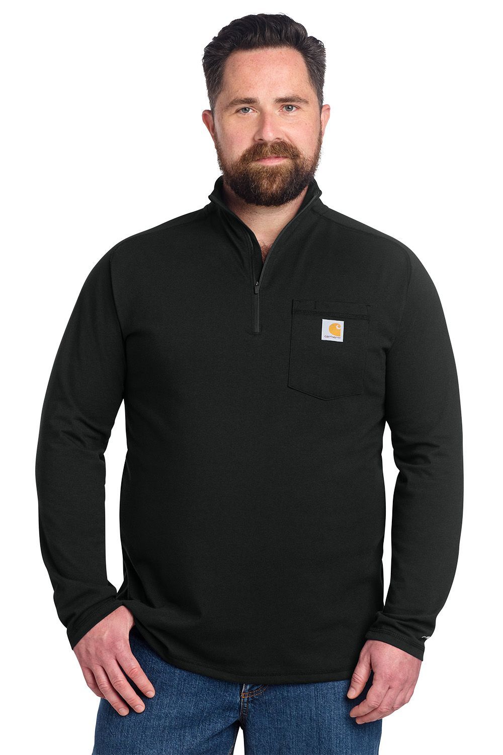 Carhartt Force® 1/4-Zip Long Sleeve T-Shirt Carhartt Force® 1/4-Zip Long Sleeve T-Shirt