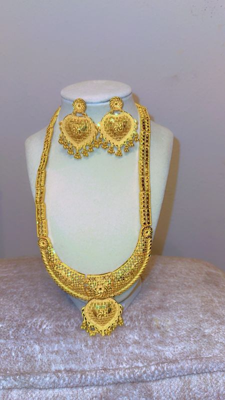 Zainab Premium Gold Plated Necklace Set