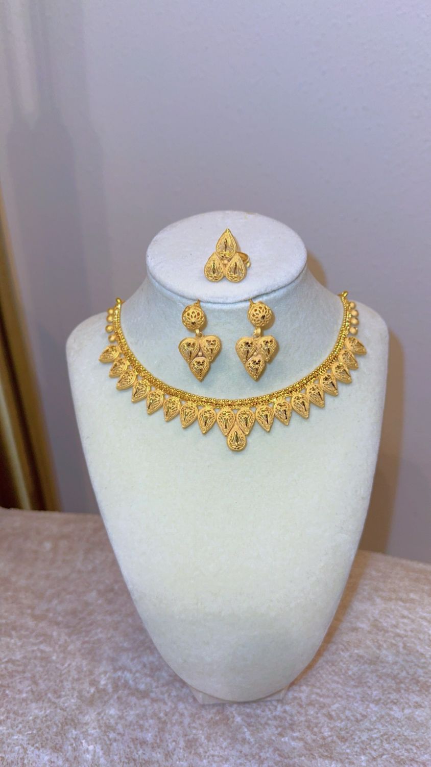 Jalika Premium Gold Plated Necklace Set